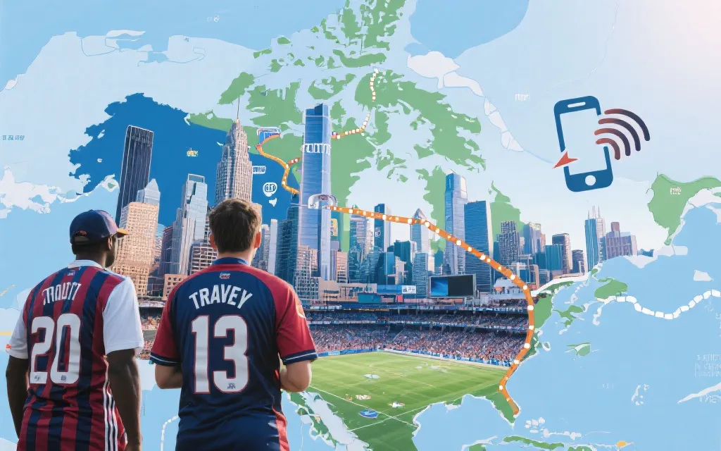 2026世界杯旅游SIM卡攻略：跨美加墨多城追赛，落地即连网、账单不爆雷